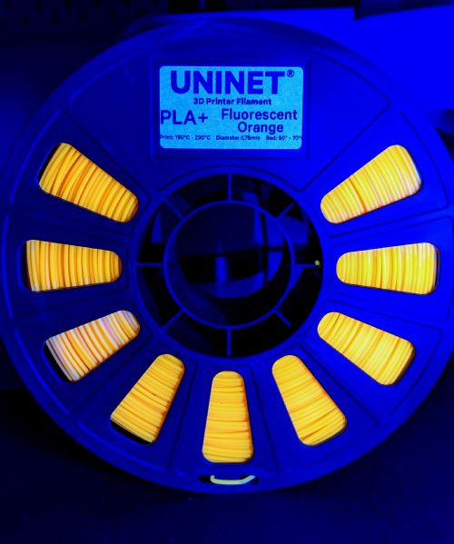 UNINET PLA+ 3D Filament FLUO ORANGE #2